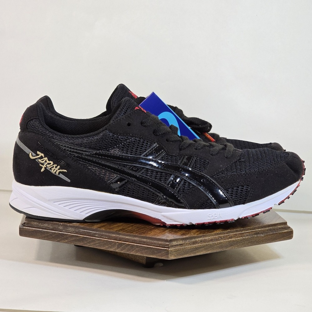 Asics Tarther Japan Shoes Mens Size 11 Black Racing Flat Made in‎ Japan 1013A007
